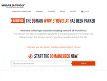 Tablet Screenshot of ethovet.at